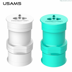 Nabíjací adaptér USAMS Multi Socket Universal Cyan (EU Blister)