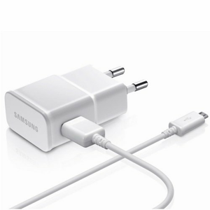 Nabíjačka Samsung EP-TA20EWE Quick Charge 15W + Kábel ECB-DU4AWE MicroUSB 1m Biela (Bulk)