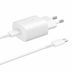 Nabíjačka Samsung EP-TA800XW 25W + Kábel USB-C Biela