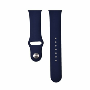 Náramok Devia pre Apple Watch 38/40/41mm, silikónový - tmavo-modrý