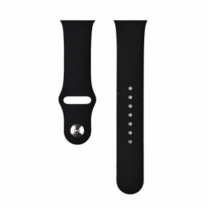 Náramok Devia pre Apple Watch 42/44/45/49mm, silikónový - čierny