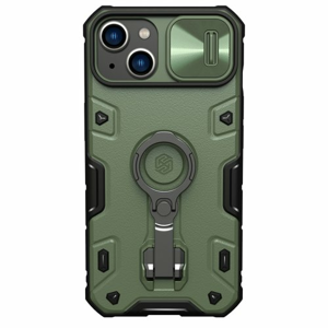 Nillkin CamShield Armor PRO Zadní Kryt pro Apple iPhone 14 Plus Dark Green