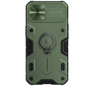 Nillkin CamShield Armor Zadní Kryt pro Apple iPhone 13 Dark Green (without logocut)