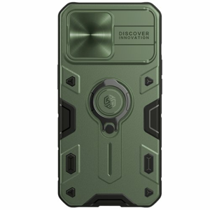 Nillkin CamShield Armor Zadní Kryt pro Apple iPhone 13 Pro Dark Green (without logocut)