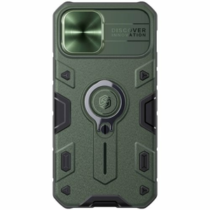 Nillkin CamShield Armor Zadní Kryt pro iPhone 12/12 Pro 6.1 Deep Green