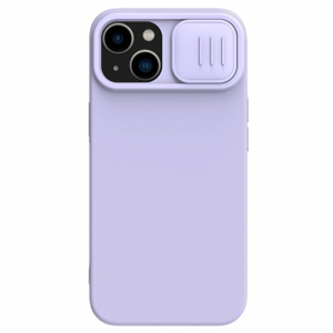 Nillkin CamShield Silky Magnetic Silikonový Kryt pro Apple iPhone 14 Plus Purple