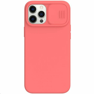 Nillkin CamShield Silky Magnetic Silikonový Kryt pro iPhone 12 Pro Max 6.7 Orange Pink