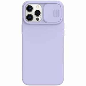 Nillkin CamShield Silky Magnetic Silikonový Kryt pro iPhone 12 Pro Max 6.7 Purple
