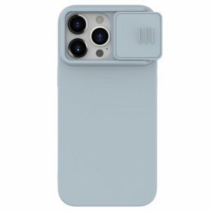 Nillkin CamShield Silky Silikonový Kryt pro Apple iPhone 15 Pro Max Star Grey