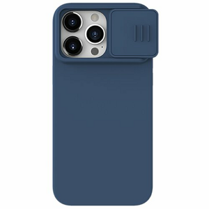 Nillkin CamShield Silky Silikonový Kryt pro Apple iPhone 15 Pro Midnight Blue