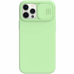 Nillkin CamShield Silky Silikonový Kryt pro iPhone 12 Pro Max 6.7 Matcha Green