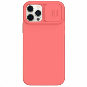 Nillkin CamShield Silky Silikonový Kryt pro iPhone 12/12 Pro 6.1 Orange Pink