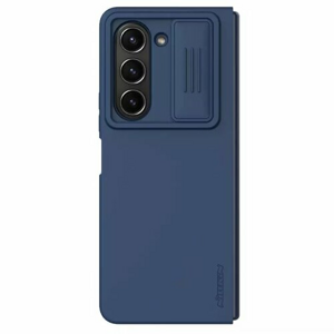 Nillkin CamShield Silky Silikonový Kryt pro Samsung Galaxy Z Fold 5 Blue