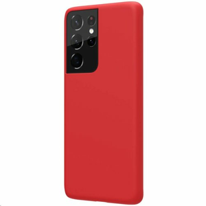 Nillkin Flex Pure Liquid Silikonový Kryt pro Samsung Galaxy S21 Ultra Red