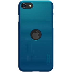 Nillkin Super Frosted Zadní Kryt pro Apple iPhone SE 2022/2020 Peacock Blue (With Logo cutout)