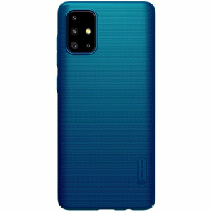 Nillkin Super Frosted Zadní Kryt pro Samsung Galaxy A71 Peacock Blue