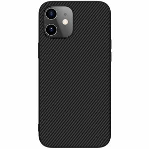 Nillkin Synthetic Fiber Ochranný Zadní Kryt pro iPhone 12 mini 5.4 Black