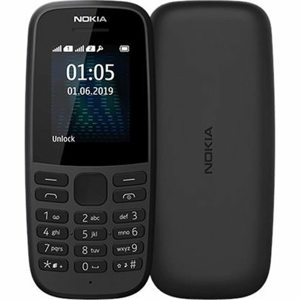 Nokia 105 2019 Dual SIM Black Čierny - Trieda A