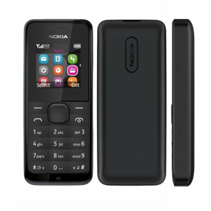 Nokia 105 Single SIM Black Čierny - Trieda A