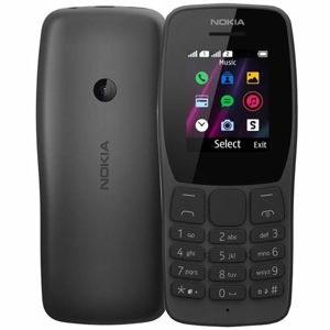 Nokia 110 Dual SIM, Čierna