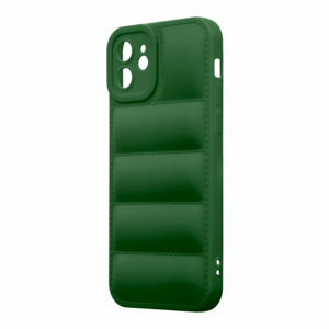 OBAL:ME Puffy Kryt pro Apple iPhone 12 Dark Green