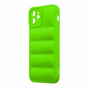 OBAL:ME Puffy Kryt pro Apple iPhone 12 Green