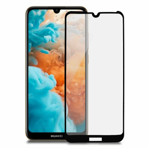 Ochranné sklo 5D 9H Huawei Y6 2019/Y6s 2019/Honor 8A celotvárové (full glue) - čierne