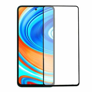 Ochranné sklo 5D Ceramic Glass Xiaomi Redmi Note 9 Pro celotvárové - čierne (full glue)