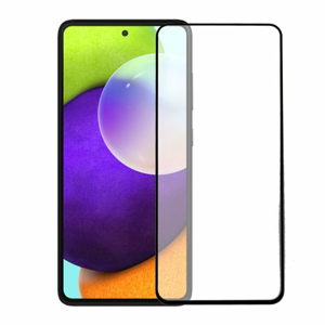 Ochranné sklo 5D Glass 9H Samsung Galaxy A52 A525/A52s A528 celotvárové (full glue)- čierne