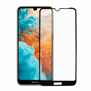 Ochranné sklo 6D Glass 9H Huawei Y6 2019/Y6s 2019/Honor 8A celotvárové (full glue) - čierne (testované)