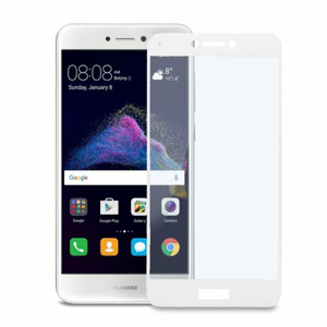 Ochranné sklo MyScreen Huawei P9 Lite 2017 tvrdosť 9H celotvárové - biele