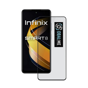 Ochranné sklo OBAL:ME 5D Infinix Smart 8, celotvárové - čierne