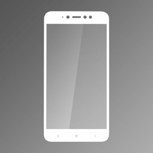 Ochranné sklo Q sklo pre Xiaomi Note 5A/Note 5A Prime celotvárové biele
