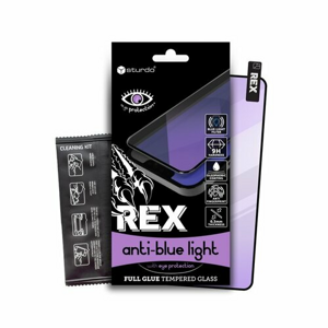 Ochranné sklo Sturdo Rex Anti-Blue Samsung Galaxy S24 Ultra, celotvárové - čierne