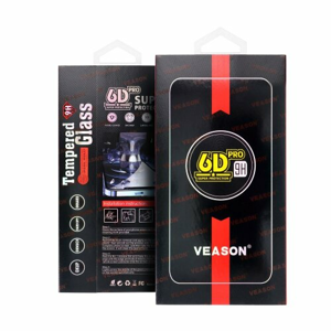 Ochranné sklo Veason 6D Samsung Galaxy A12/M12/F12, celotvárové - čierne