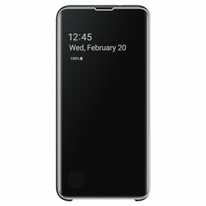 Originál Samsung Clear View Cover S10e Black EF-ZG970CBEGWW - porušené balenie