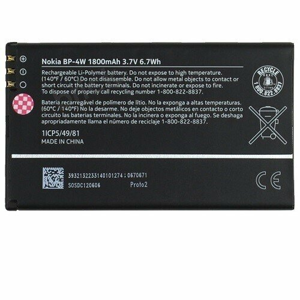 Originálna batéria Nokia Lumia 810 BP-4W 1800mAh, bulk