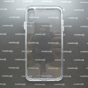 Puzdro Armory iPhone XS Max, plastové - transparentné