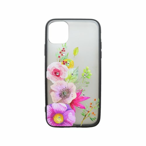 Plastové puzdro iPhone 11 kvetinový vzor 9