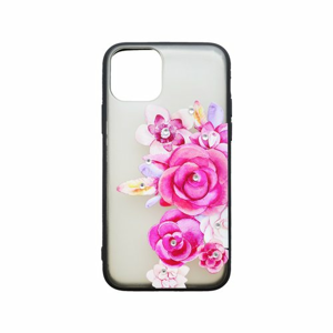 Plastové puzdro iPhone 11 Pro kvetinový vzor 3