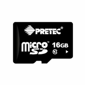 PRETEC Micro SDHC 16 GB CLASS 10 (HD Video Card) + SD adapter