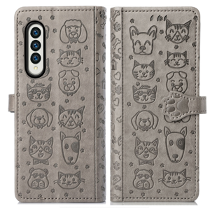 PROTEMIO 39850
ART Peňaženkový kryt Samsung Galaxy Z Fold 3 5G ANIMALS šedý