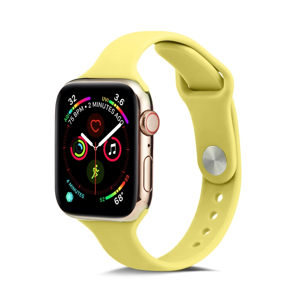 PROTEMIO 54986
THIN Silikónový remienok Apple Watch Ultra (49mm) / 8 / 7 (45mm) / 6 / SE / 5 / 4 (44mm) / 3 / 2 / 1 (42mm) YELLOW