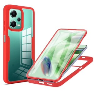 PROTEMIO 58589
DUAL Obojstranný kryt s fóliou Xiaomi Redmi Note 12 5G / Poco X5 5G červený