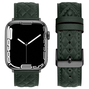 PROTEMIO 67488
LATTICE BAND Kožený remienok pre Apple Watch SE / SE 2022 / SE 2023 (44mm) zelený