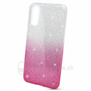 Puzdro 3in1 Shimmer TPU Huawei P20 - strieborno-ružové