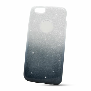 Puzdro 3in1 Shimmer TPU iPhone 6/6s - strieborno-čierne