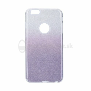 Puzdro 3in1 Shimmer TPU iPhone 6/6s - strieborno-fialové