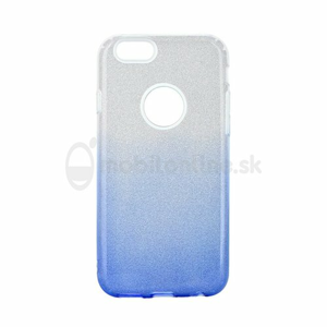 Puzdro 3in1 Shimmer TPU iPhone 6/6s - strieborno-modré