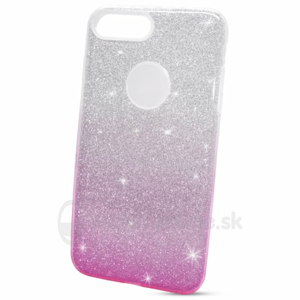 Puzdro 3in1 Shimmer TPU iPhone 7 Plus - strieborno-ružové*